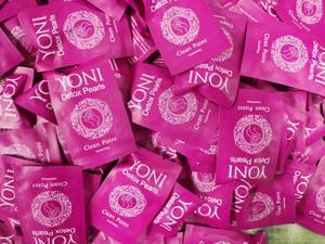 Thảo dược ban đầu âm đạo Detox ngọc trai giữ gìn sức khỏe Yoni ngọc trai sạch điểm - Product Image 4