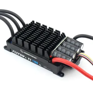 Contrôleur de vitesse électrique Hobbywing Flyfun 130A HV OPTO V5 Brushless 6-14S Lipo Esc sans BEC pour avion RC 80-<span class=keywords><strong>90MM</strong></span> <span class=keywords><strong>EDF</strong></span> - Product Image 1