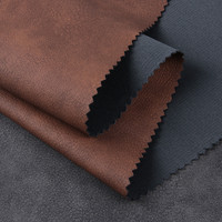 Cuir artificiel, vente directe d'usine, cuir PU de haute qualité, vintage, doux, extensible, imperméable, pour vêtements
