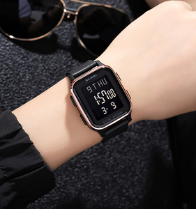 <span class=keywords><strong>Skmei</strong></span> – montre numérique carrée à Led, Logo personnalisé chinois, <span class=keywords><strong>1858</strong></span>, Silicone coloré, sport, montres électroniques, montre numérique - Product Image 5