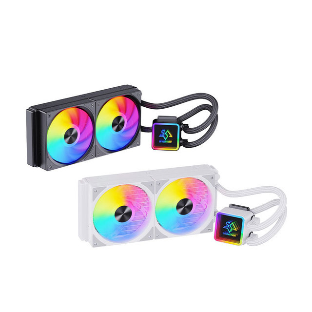 SNOWMAN KS240 240mm ARGB AIO CPU Water Cooling Fluid Bearing 5V 3pin 12V Gaming Processor Heatsink Radiator Fan