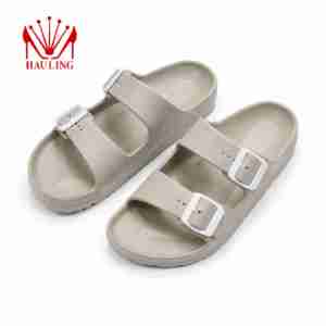 Sandalias ligeras impermeables de EVA con dos correas, plantilla acolchada, hebillas ajustables y suela antideslizante para exteriores. - Product Image 1