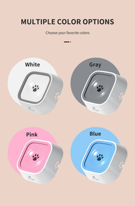 CHUUYU eco-friendly ABS + PP in plastica acqua lenta alimentatore solido modello impermeabile forma quadrata No-sversatore per animali domestici ciotola cani - Product Image 3