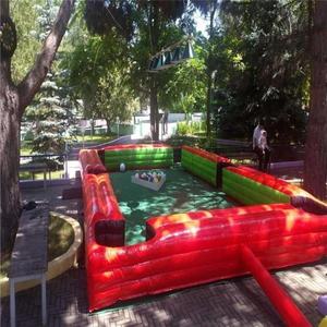 Rental or Even New Foreign <b>Kids</b> Inflatable Footpool Games Play <b>Snooker</b> <b>Table</b> - Product Image 2