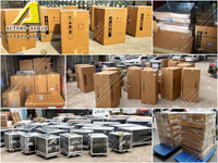 Système de sonorisation actif professionnel HDL 50-A 4K double 12 pouces 3 voies à large bande, enceinte de scène, enceinte line array en plastique