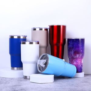 Wholesale Custom 30oz <b>Double</b> <b>Walled</b> Stainless Steel Vacuum Coffee Cup Thermos Travel Mug Tumbler - Product Image 1