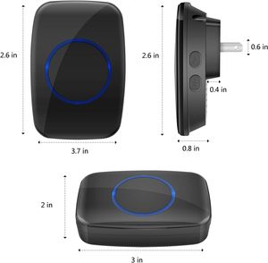 Timbre Digital Inalámbrico para Vehículos Recreativos, Alcance de 300M, Resistente al Agua A10, 60 Tonos de Llamada, Funciona con Batería, para Uso en Casa y RV - Product Image 5