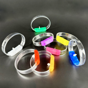 Custom Logo Led Knipperende Armband Zacht Plastic Feestlicht Met Multi-Color Led Chinese Stijl Ontwerp Verpakt In Tas - Product Image 5