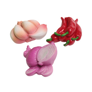Autocollants magnétiques pour réfrigérateur, fruits et légumes 3D mignons, design personnalisé, impression, aimants de réfrigérateur imperméables - Product Image 6