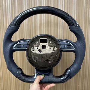 <span class=keywords><strong>Volant</strong></span> de direction en fibre de carbone noire pour Audi A3 8P A4 A5 A1 A6 C7 A7 Q5 RS3 RS4 RS5 S3 S4 S5 RS6 RS7 <span class=keywords><strong>Voiture</strong></span> de <span class=keywords><strong>sport</strong></span> - Product Image 6