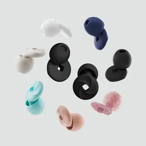 Bouchons d'oreille Bouchons d'oreille en silicone natation annulation de son personnalisée 35db étui d'échantillon gratuit de sommeil pour noir