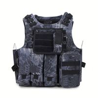 Gilet Armure Multifonctionnelle CP Camo Airsoft Gilet Extérieur Escalade Chasse Gilets