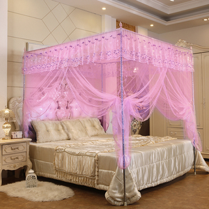 <span class=keywords><strong>Moustiquaire</strong></span> de luxe pour <span class=keywords><strong>lit</strong></span> <span class=keywords><strong>double</strong></span> avec cadre en acier, style palais de princesse - Product Image 5