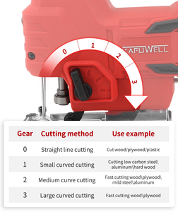 KAFUWELL PA4227 20V ליתיום חשמלי חיתוך Curve לנענע מסור עם סייע אינפרא אדום - Product Image 5