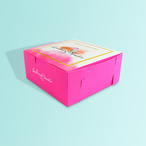 Bánh quy bánh ngọt tráng miệng bánh rán hộp Bánh quy nhỏ <span class=keywords><strong>cupcake</strong></span> hộp bánh bao bì hộp - Product Image 5