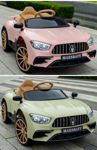 Bonito coche de juguete LED de Color rosa para niños, <span class=keywords><strong>Columpio</strong></span> de coche eléctrico con Control remoto para bebés con Motor 6V4*2 380*2 para niña - Product Image 6