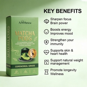 Capsules de Matcha Originales de Qualité Cérémoniale, Ensemble de Capsules de Thé Vert pour Cadeau, Compatibles <span class=keywords><strong>Nespresso</strong></span> et Keurig, Adaptées au Régime Céto, Vente en Gros OEM - Product Image 5