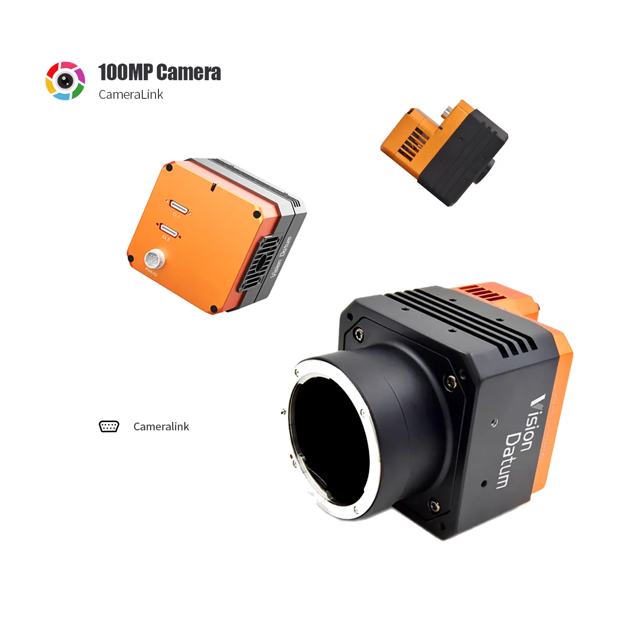 最高の100MP8fps CameraLinkローリングシャッターマシンビジョンUSB3.0ミニカメラ印刷品質検査用