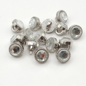 Wholesale Top Quality 10mmFancy Embellishments Diamond <strong>Button</strong> Round Crystal <strong>Glass</strong> Rhinestone <strong>Shank</strong> <strong>Buttons</strong> - Product Image 6