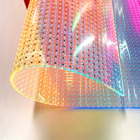 Pantalla LED Transparente y Flexible para Publicidad con Adhesivo