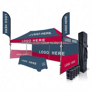 Carpa Plegable Tipo Gazebo 3x6m, Carpa Retráctil con Logotipo Personalizado Impreso, Carpa Plegable para Exteriores 3x3 3x4.5 10x10 - Product Image 1