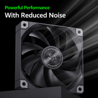 Bonhomme de neige le dernier Offre Spéciale faible bruit haut débit d'air 12V sans lumière PWM4 Pin ventilateur de refroidissement avec CPU de contrôle de vitesse pour boîtier de jeu