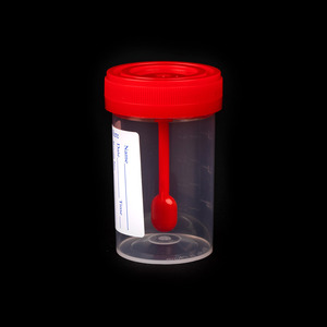 Bán buôn 60ml Nhựa Phân Bộ sưu tập container với muỗng <span class=keywords><strong>nonpyrogenic</strong></span> cho bệnh viện phòng khám chẩn đoán - Product Image 4