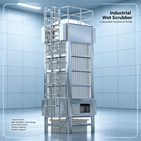 Коррозионностойкий мокрый электростатический фильтр для очистки газов от хлористого газа и тумана на хлоралкалиевых заводах
