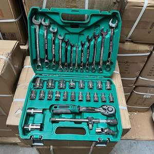 طقم مفاتيح ربط احترافي للسيارات مع علبة صلبة، يتكون من 32 إلى 216 قطعة لإصلاح السيارات - Product Image 3