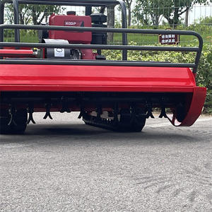 Moteur diesel Petit robot coupe-herbe Largeur de coupe 800mm 1000mm 1200mm Télécommande Tondeuse à gazon sur chenilles CE - Product Image 3