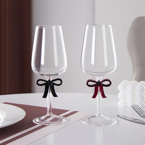 Verre à vin moderne soufflé à la main, gobelet à vin, verre transparent, petite <span class=keywords><strong>verrerie</strong></span>, capacité de 201 à 300 ml, durable pour le vin rouge et pour les fêtes - Product Image 4