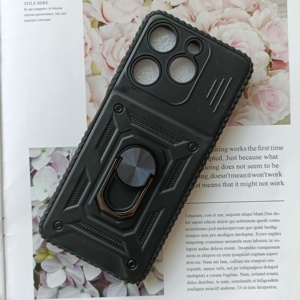 Vente en gros d'usine, vente chaude : Étui de téléphone 2-en-1 avec anneau de maintien, compatible avec les téléphones Transsion TECNO POP 20 SPARKGO 3 - Product Image 3
