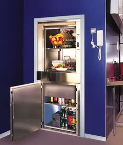 簡単な食品配達エレベータートレイタイプ食品配達機キッチンリフト破片エレベーター