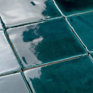 Piastrella in Ceramica Posidonia Vitri 10x10 Colore Teal per Pareti e Pavimenti - Product Image 5