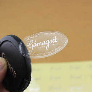 Autocollants en papier adhésif personnalisés pour flacons de parfum, impression de logo sur carton, étiquettes en acrylique, vente chaude - Product Image 1