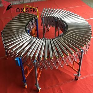 Yeni tasarım özelleştirilmiş endüstriyel üretim konveyör hattı kamyon boşaltma için hiçbir güç esnek makaralı konveyör - Product Image 5