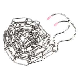 Corde à linge en acier inoxydable avec crochet à chaîne, durable pour sécher les vêtements et la literie, fabriquée à Chaozhou - Product Image 5