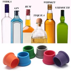 Custom Food Grade 26MM <b>Wine</b> Accessories Silicone Bottle <b>Stopper</b> Custom LOGO Reusable Red <b>Wine</b> Bottle Caps - Product Image 3