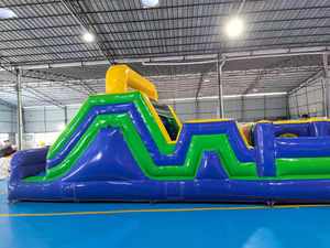 Circuito <span class=keywords><strong>de</strong></span> obstáculos inflable comercial grande para adultos, casa <span class=keywords><strong>de</strong></span> brinco al aire libre - Product Image 6