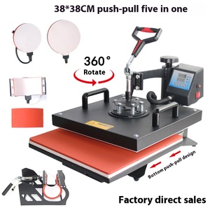 Machine de transfert thermique multifonctionnelle 5-en-1 pour T-shirts 38*38, fabricant d'<span class=keywords><strong>équipement</strong></span>s de <span class=keywords><strong>bureau</strong></span> pour le marquage à chaud - Product Image 3