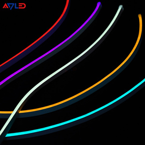 ซิลิโคนนีออนหลากสี DC12V 6*12มม. 120LEDs/M 9W IP65 5M ยืดหยุ่นได้แถบไฟ LED และตัวอักษรช่อง - Product Image 3