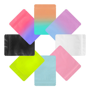 ถุงอลูมิเนียมฟอยล์ปิดผนึกเองได้ สีสันสดใส เกรดอาหาร บรรจุภัณฑ์ BOPPVMPET สำหรับชาและขนม ของขวัญ ความจุ 0.1 ลิตร - Product Image 4