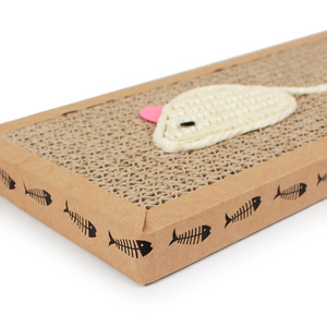Wholesale Interactive Cat Scratching Board Catnip Corrugated Paper Cat Scratcher Cardboard - Product Image 2