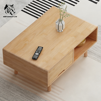 Table Basse en Bois Moderne et Écologique pour Salon, Personnalisable, Grand Stock, Prix Bas, Dropshipping, Direct Usine