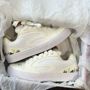 Zapatos de Mujer Estilo Casual Versátiles Color Beige, Modelo Original Girly, Otoño 2026, Nuevos Zapatos Blancos de Plataforma - Product Image 5