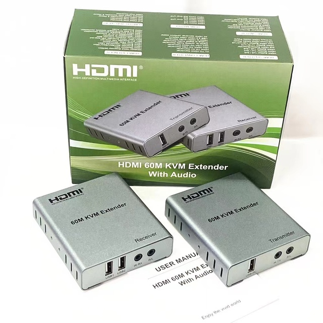 Manufacturer's Direct Sales of HDTV KVM 60M 4K Extender