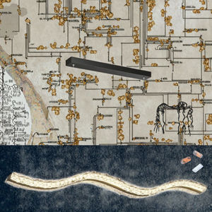 Premium Feeling Ice Crackle Hotel Restaurant Bar LED Pendant Light Black Elegant Living Room Office Iron Dimmable Middle Long - Product Image 3