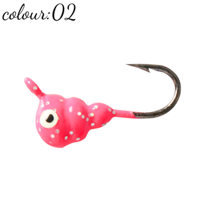 WEIHE 얼음 낚시 지그 세트 까치 개복치 퍼치 월아이 파이크 블루길 개복치 지그 헤드 후크 세트 얼음 낚시 미끼 - Product Image 6