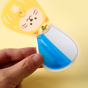 Smooth Acrylic Portable <b>Mirror</b> Keychain Custom Design Sliding Makeup <b>Mirror</b> <b>Handheld</b> Compact <b>Mirror</b> With Anime Character Pattern - Product Image 1