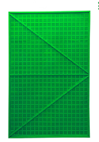 Grillage de protection pour chantier de construction avec design graphique, en acier, pour cadre extérieur et sécurité des escaladeurs